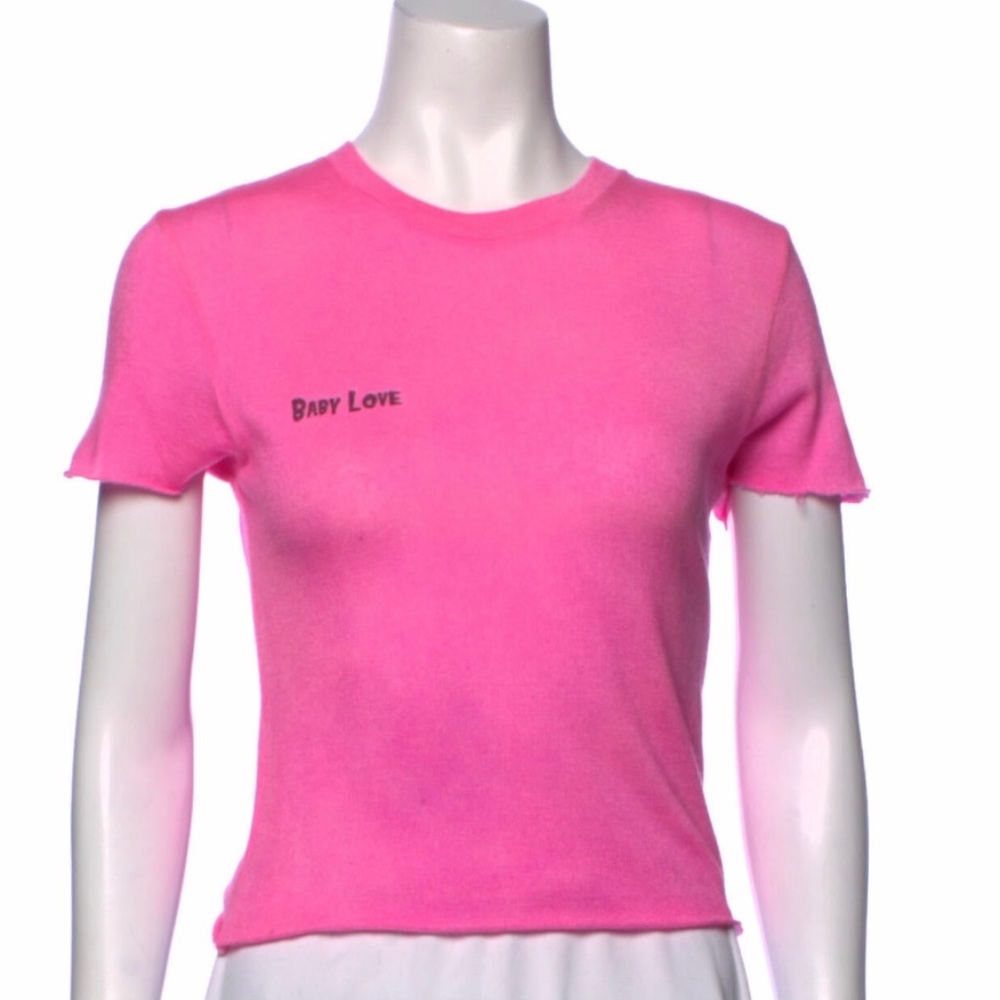 The Elder Statesman ‘Baby Love’ Cashmere T-shirt